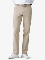 MEYER Roma Comfort Fit Chinos – 5080 Organic Cotton Stretch – Beige