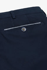 MEYER Roma Comfort Fit Chinos – 5080 Organic Cotton Stretch – Navy