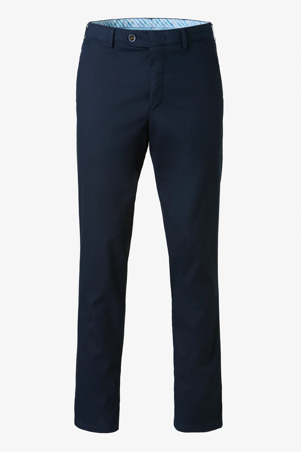 MEYER Roma Comfort Fit Chinos – 5080 Organic Cotton Stretch – Navy