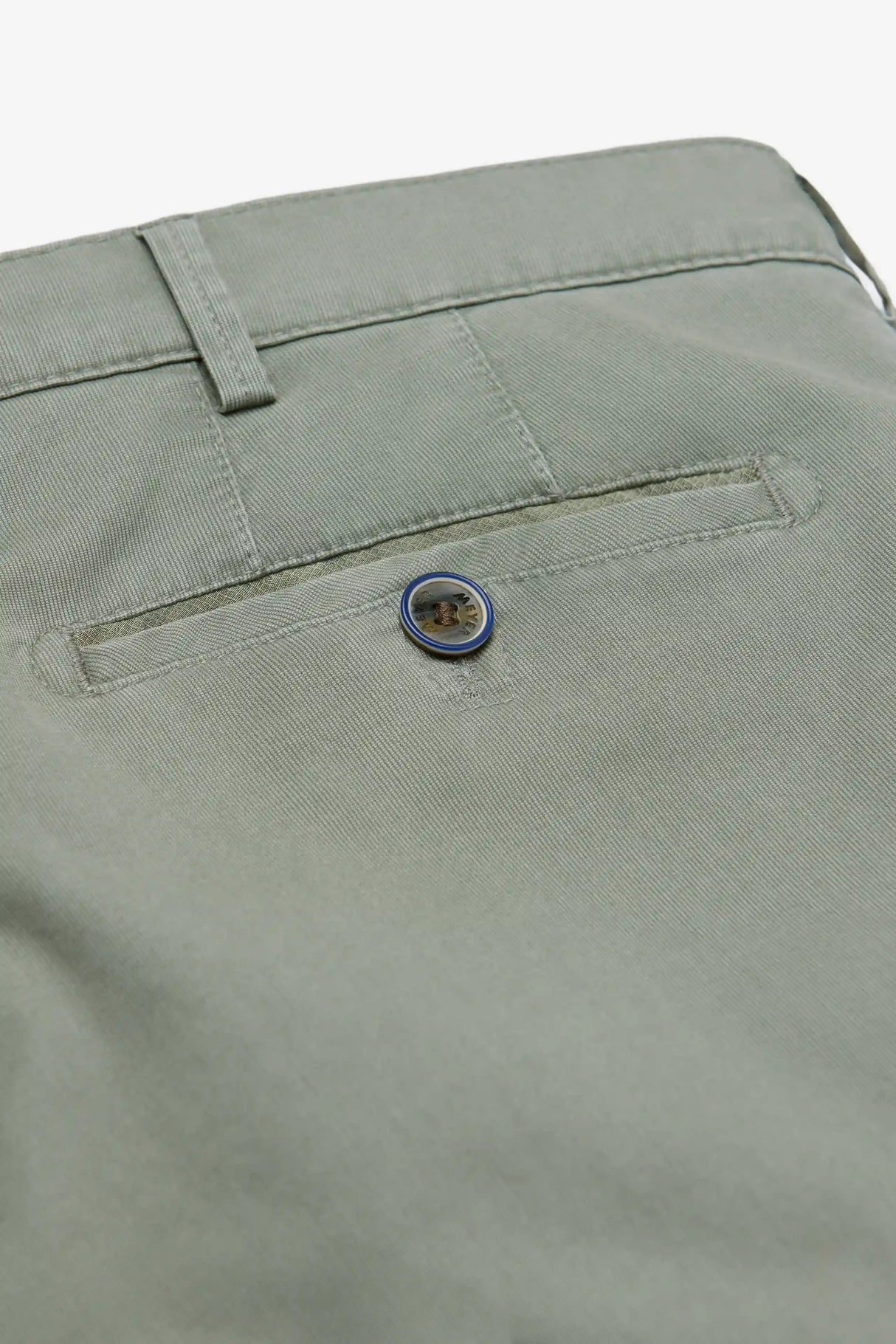 MEYER Roma Comfort Fit Chinos – 5080 Organic Cotton Stretch – Olive