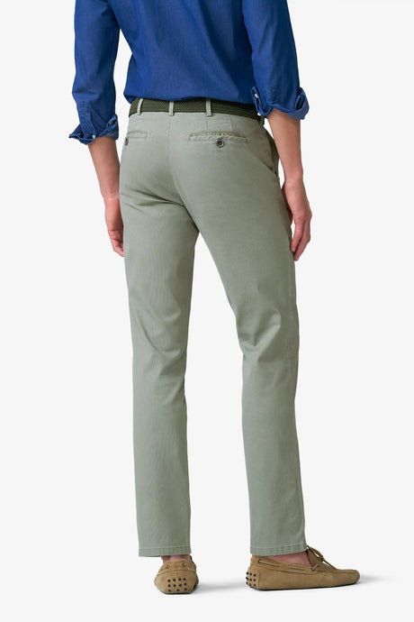 MEYER Roma Comfort Fit Chinos – 5080 Organic Cotton Stretch – Olive