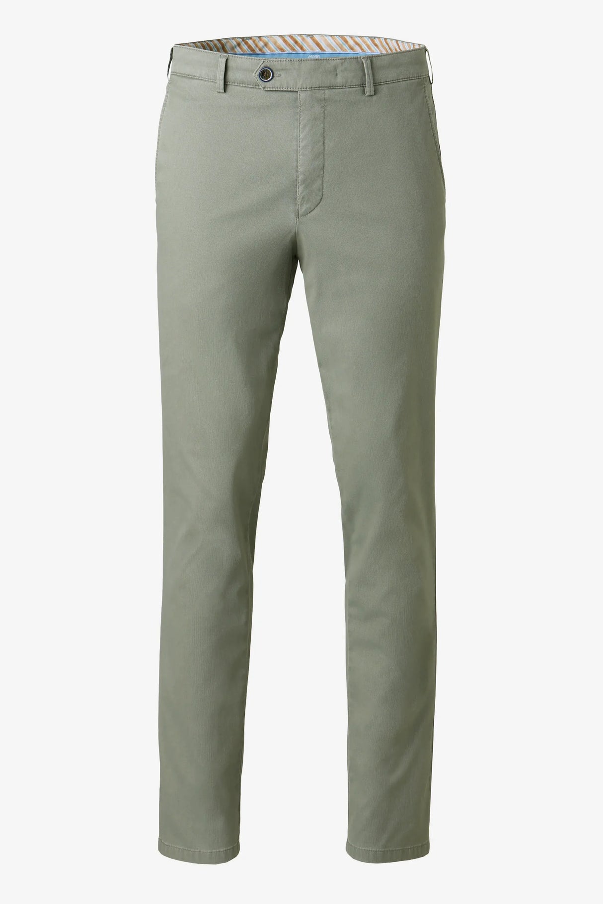 MEYER Roma Comfort Fit Chinos – 5080 Organic Cotton Stretch – Olive