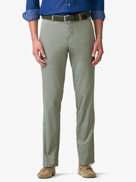 MEYER Roma Comfort Fit Chinos – 5080 Organic Cotton Stretch – Olive