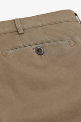 MEYER Roma Comfort Fit Chinos – 5080 Organic Cotton Stretch – Sand