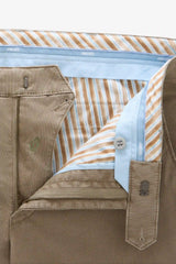 MEYER Roma Comfort Fit Chinos – 5080 Organic Cotton Stretch – Sand