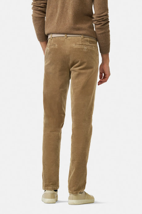 MEYER Roma Corduroy Chinos - 3708 Organic Cotton Stretch - Cappuccino