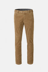 MEYER Roma Corduroy Chinos - 3708 Organic Cotton Stretch - Cappuccino