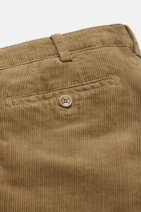 MEYER Roma Corduroy Chinos - 3708 Organic Cotton Stretch - Cappuccino