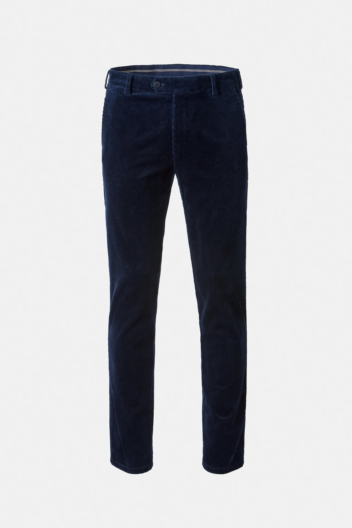 MEYER Roma Corduroy Chinos - 3708 Organic Cotton Stretch - Navy