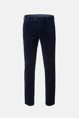 MEYER Roma Corduroy Chinos - 3708 Organic Cotton Stretch - Navy
