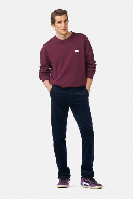 MEYER Roma Corduroy Chinos - 3708 Organic Cotton Stretch - Navy