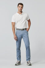 Load image into Gallery viewer, 30% OFF - MEYER Chicago Trousers - 5056 Micro Print Cotton Chino - Blue - Sizes: 36 REG &amp; 40 SHORT
