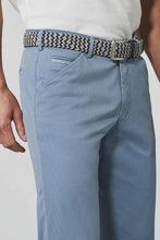 Load image into Gallery viewer, 30% OFF - MEYER Chicago Trousers - 5056 Micro Print Cotton Chino - Blue - Sizes: 36 REG &amp; 40 SHORT
