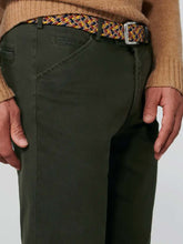 Load image into Gallery viewer, MEYER Trousers - Chicago 5606 Micro Structure Cotton Chinos - Bottle Green

