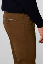 Load image into Gallery viewer, 40% OFF - MEYER Trousers - Chicago 5606 Micro Structure Cotton Chinos - Caramel - Sizes: 32 REG, 34 LONG &amp; 38 SHORT
