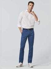 Load image into Gallery viewer, MEYER Trousers - Roma 3001 Summer-Weight Fairtrade Cotton Chinos - Blue
