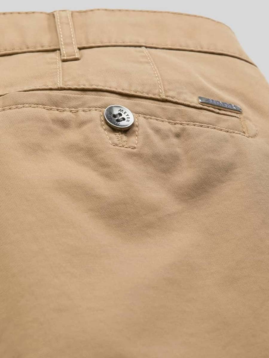 50% OFF - MEYER Trousers - Roma 316 Luxury Cotton Chinos - Camel - Size: 30 REG