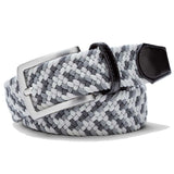 MEYER Woven Belt - Super Stretch - Multi Colour Grey