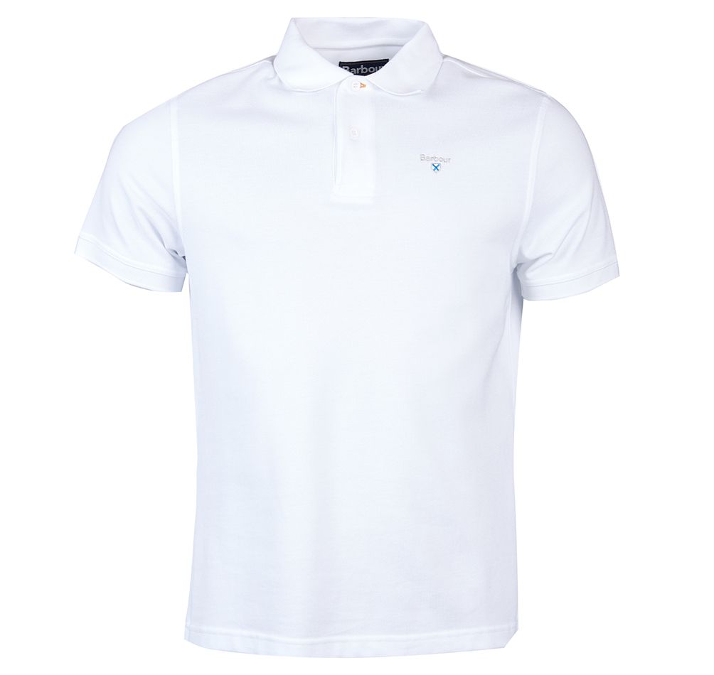 BARBOUR Sports Polo Shirt - Men's - White