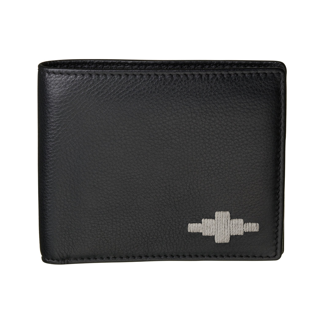 PAMPEANO Moneda Coin Wallet - Black Leather