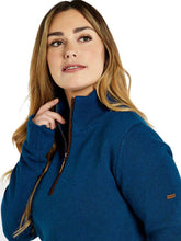 Load image into Gallery viewer, DUBARRY Morrisey Zip Neck Sweater - Women&#39;s - Peacock Blue
