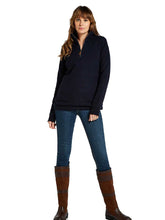 Load image into Gallery viewer, DUBARRY Morrisey Zip Neck Sweater - Women&#39;s - Navy
