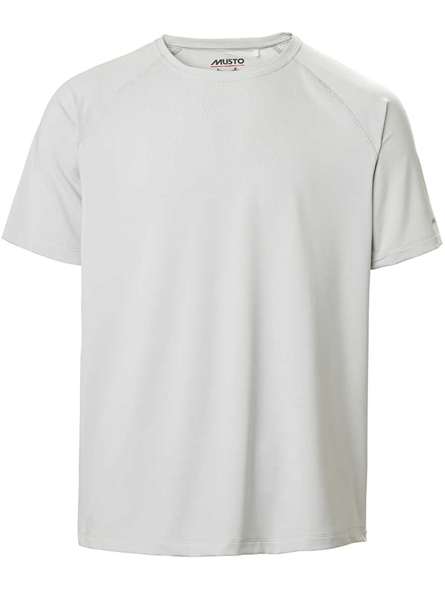 MUSTO Evolution Sunblock Short Sleeve T-Shirt 2.0 - Men's - Platinum