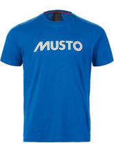 Load image into Gallery viewer, MUSTO Logo T-Shirt - Men&#39;s - Aruba Blue
