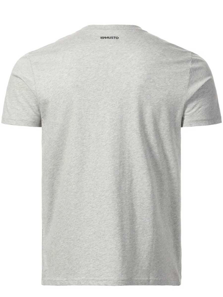 MUSTO Logo T-Shirt - Men's - Grey Melang