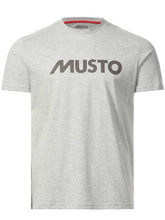 Load image into Gallery viewer, MUSTO Logo T-Shirt - Men&#39;s - Grey Melang
