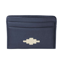 Load image into Gallery viewer, PAMPEANO - Rombo Card Slip - Navy Leather
