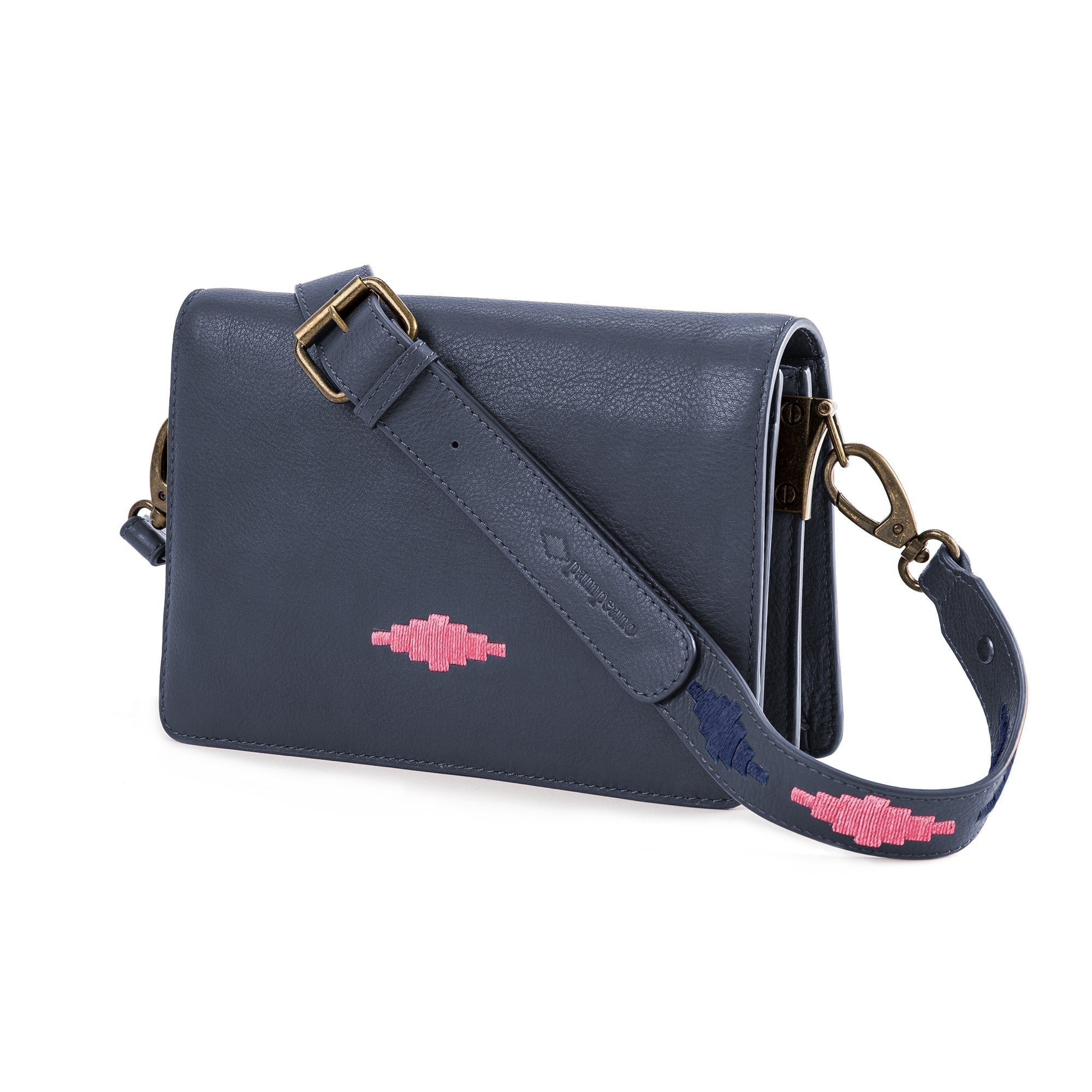 Pampeano - Ladies Estillo Crossbody Bag - Navy Leather