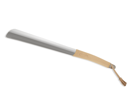 Saphir Médaille d'Or Nickel-Plated Shoe Horn – Natural Leather
