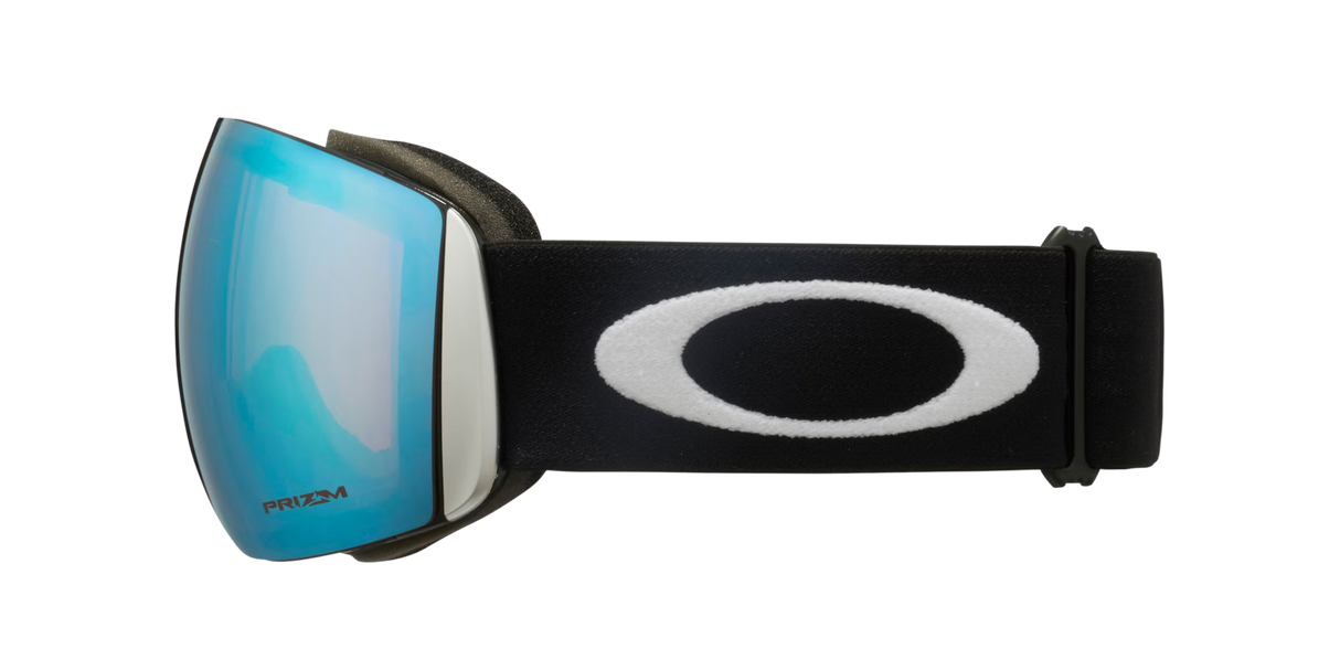 OAKLEY Flight Deck L Snow Goggles - Matte Black Strap - Prizm Snow Sapphire Iridium Lens