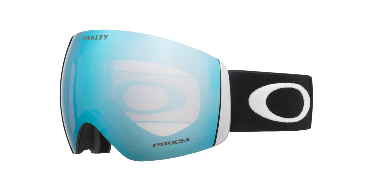 OAKLEY Flight Deck L Snow Goggles - Matte Black Strap - Prizm Snow Sapphire Iridium Lens