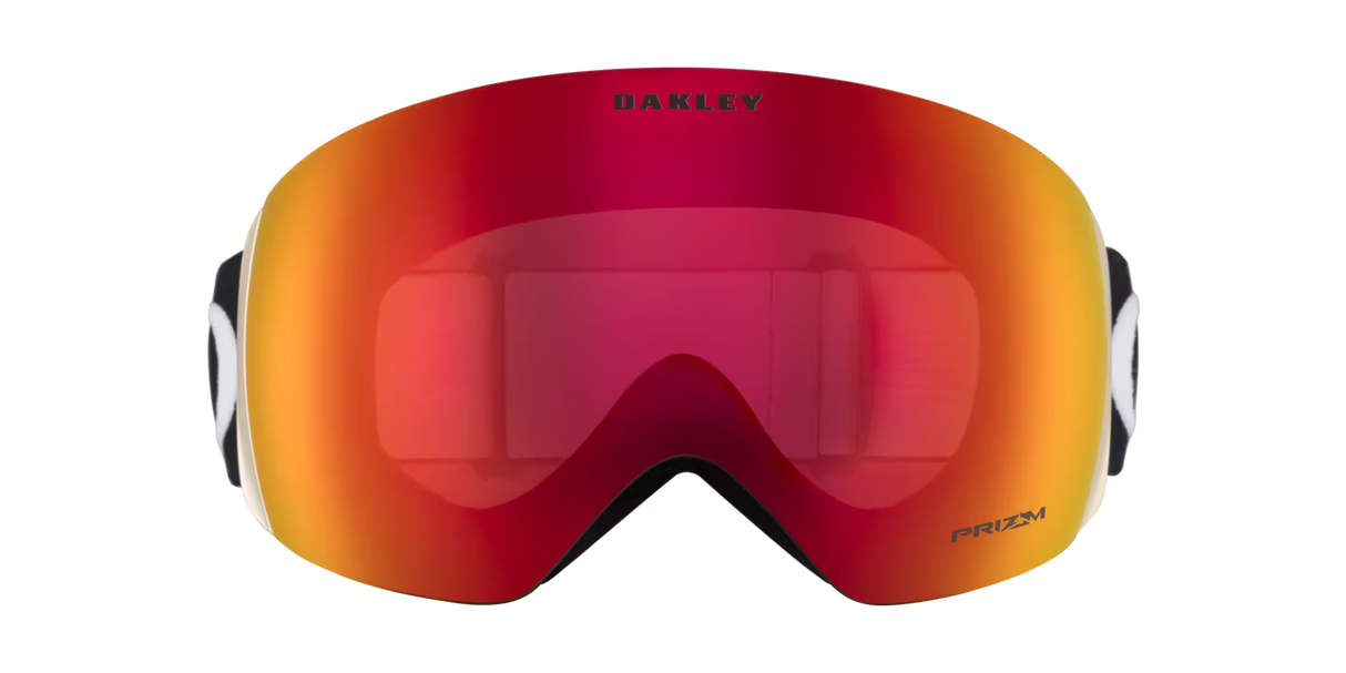 OAKLEY Flight Deck L Snow Goggles - Matte Black Strap - Prizm Snow Torch Iridium Lens
