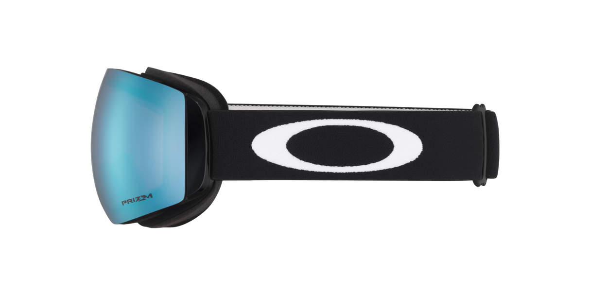 OAKLEY Flight Deck M Snow Goggles - Matte Black Strap - Prizm Snow Sapphire Iridium Lens