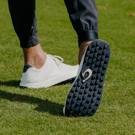 OLUKAI Wai‘alae Men’s Golf Shoes – Lightweight Performance – White