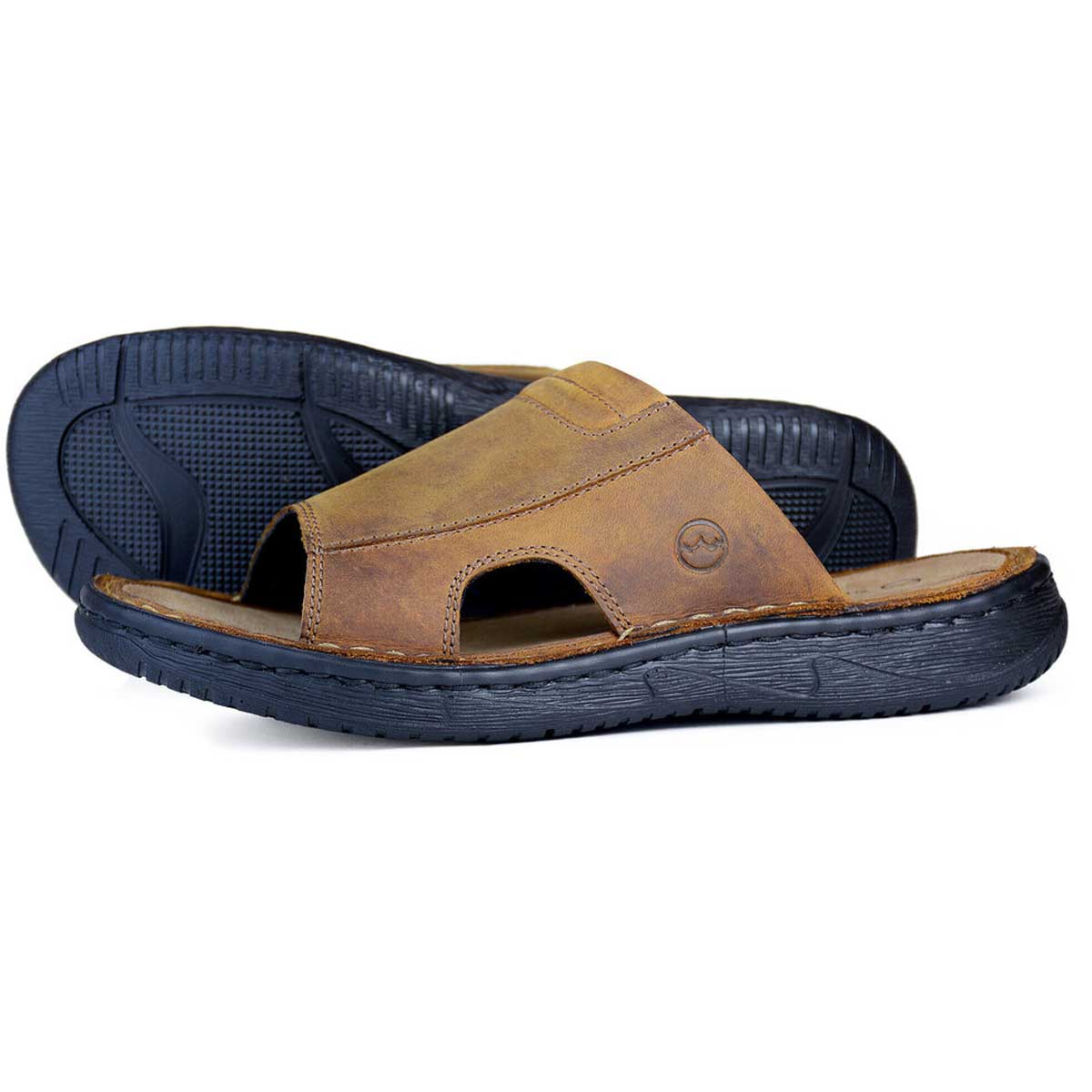 ORCA BAY Barbados Leather Sandals - Men's - Sand