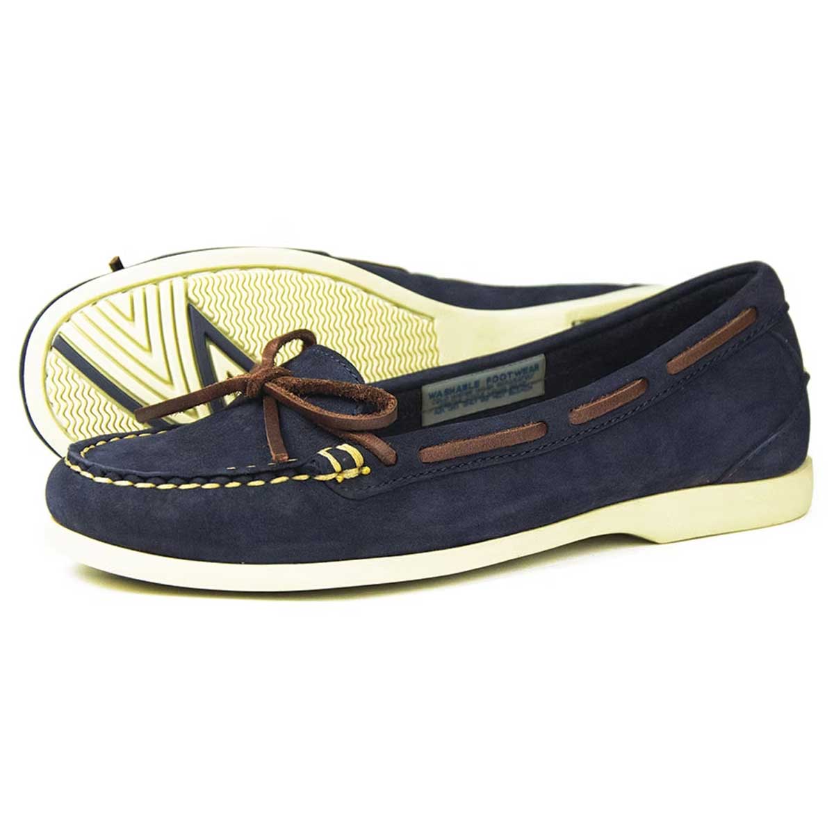 ORCA BAY Bay Leather Deck Shoes - Womens - Denim