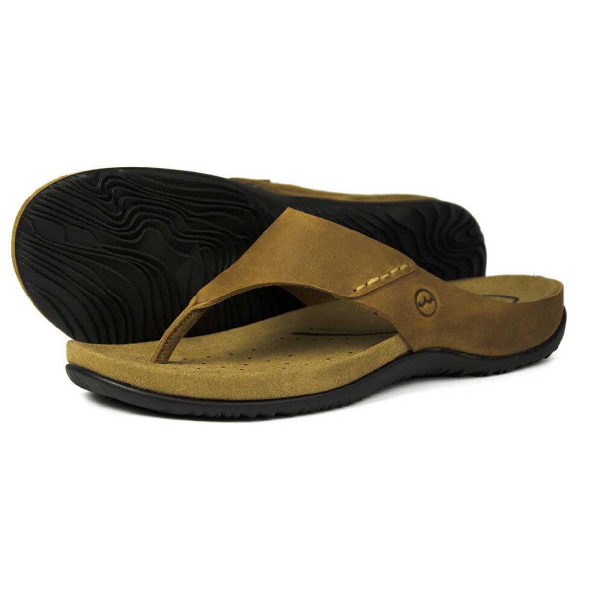 ORCA BAY Bora Leather Sandals - Men's - Sand