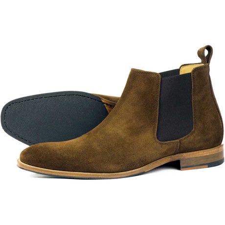 ORCA BAY Brompton Premium Chelsea Boot - Mens - Brown Suede