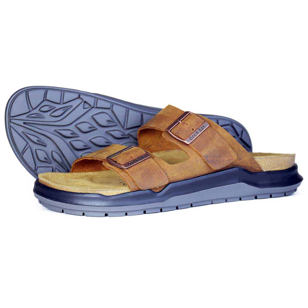 ORCA BAY Carbis Leather Sandals - Men's - Sand