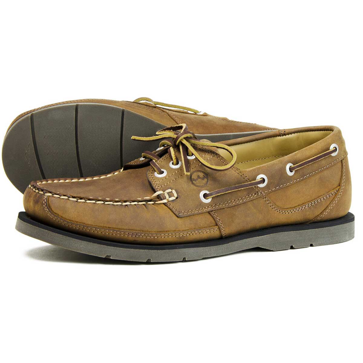 ORCA BAY Cherokee Leather Deck Shoes - Men's - Sand