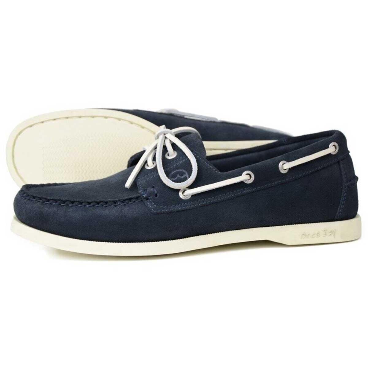 ORCA BAY Maine Leather Deck Shoes - Men's - Navy Suede