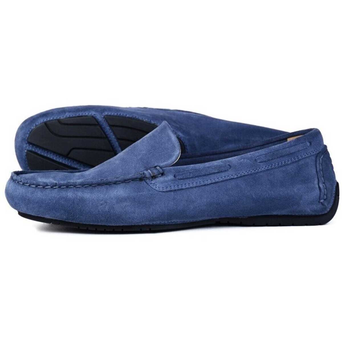 30% OFF - ORCA BAY Silverstone Leather Deck Shoes - Men's - Dark Denim - Size: UK 7