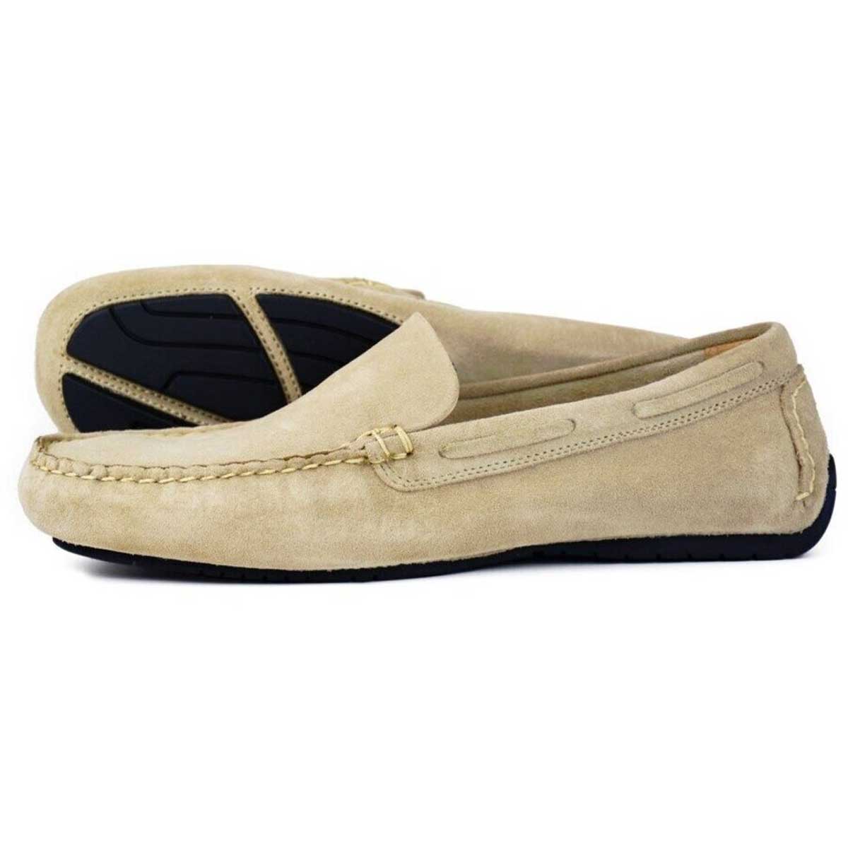 ORCA BAY Silverstone Leather Deck Shoes - Men's - Taupe Suede