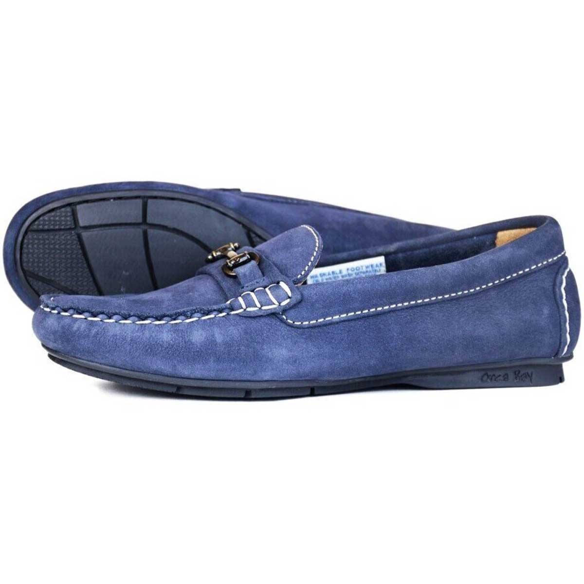 30% OFF - ORCA BAY Verona Leather Loafers - Women's - Indigo - Size: UK 7