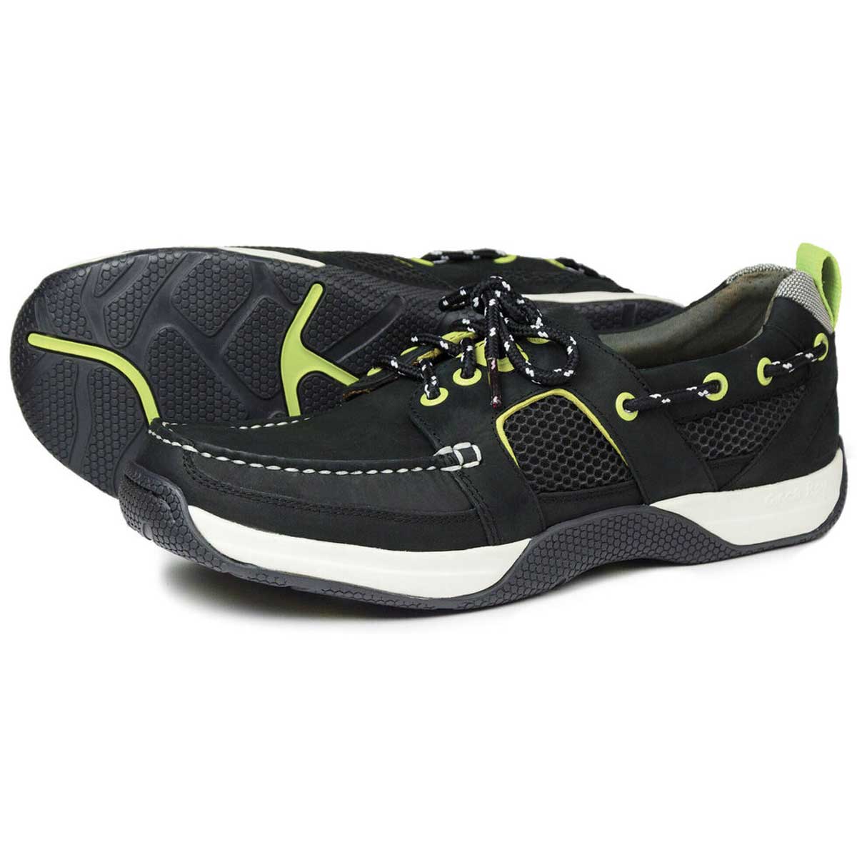 ORCA BAY Wave Sport Deck Shoes - Men's - Carbon / Yellow