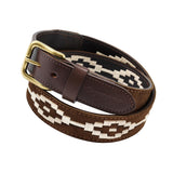 PAMPEANO Suede Polo Belt - Confianza Brown